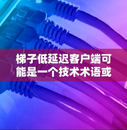 梯子低延迟客户端可能是一个技术术语或缩写,具体含义取决于上下文。以下是一些可能的解释
