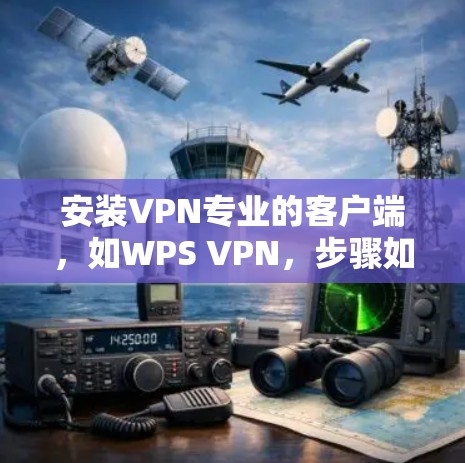 安装VPN专业的客户端，如WPS VPN，步骤如下