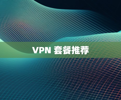 VPN 套餐推荐