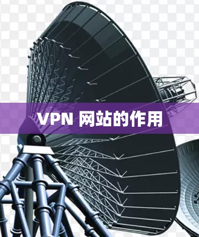 VPN 网站的作用