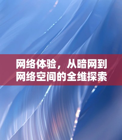 网络体验，从暗网到网络空间的全维探索