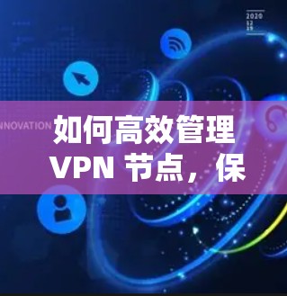 如何高效管理 VPN 节点,保障网络安全