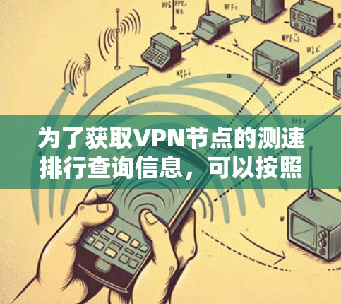为了获取VPN节点的测速排行查询信息,可以按照以下步骤进行