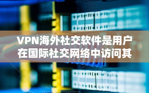 VPN海外社交软件是用户在国际社交网络中访问其他国家网站和应用的一种方式。以下是几个常用且易于使用的VPN软件推荐，帮助用户轻松享受国际社交