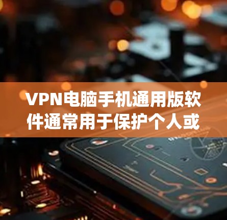 VPN电脑手机通用版软件通常用于保护个人或企业数据的安全,提供加密通信、端口追踪、权限管理等功能。以下是一些 commonly used VPN software options: